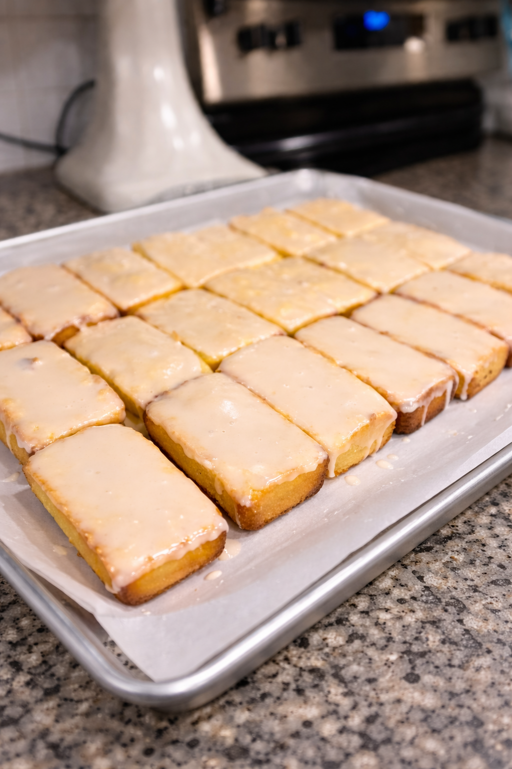 Iced Lemon Pound Cake (2 mini loaves)