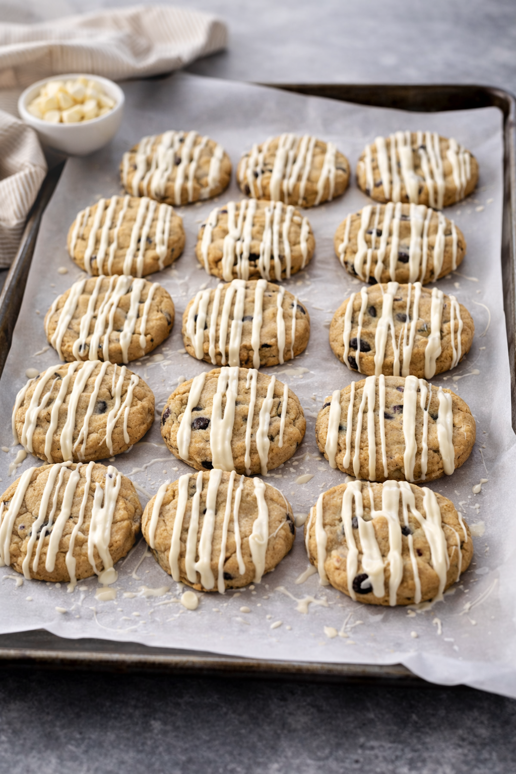 White Chocolate Cranberry Cookies (Dozen)